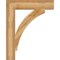 Ekena Millwork Thorton Block Rough Sawn Bracket, Western Red Cedar, 6"W x 32"D x 40"H BKT06X32X40THR05RWR - alternate 2
